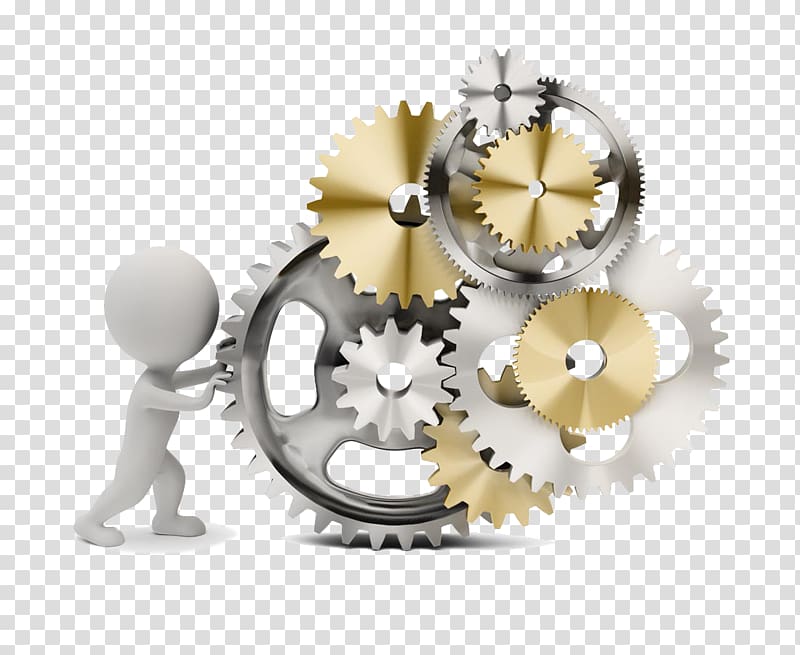 Software Manufacturing execution system Enterprise resource planning, Pushing the villain time gear transparent background PNG clipart