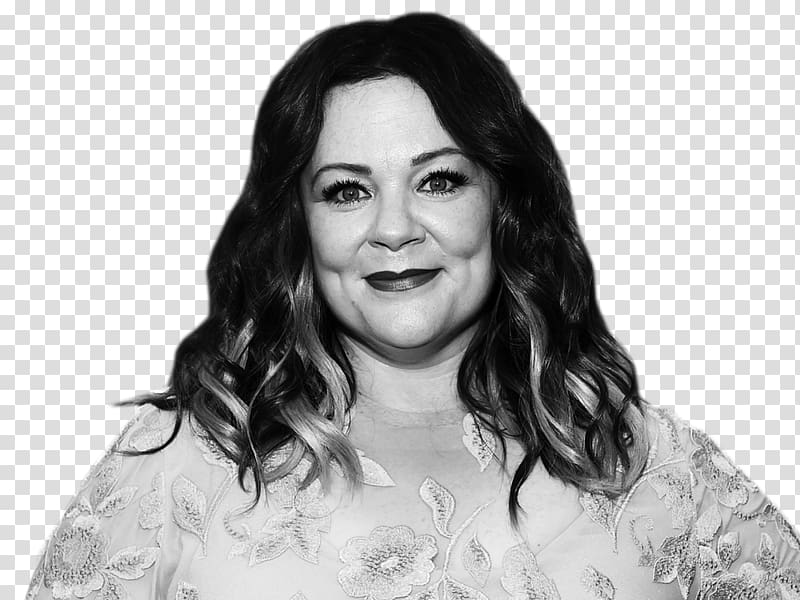 Melissa McCarthy The Heat Black and white Actor Comedian, Proposa transparent background PNG clipart