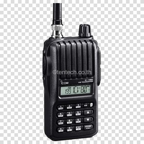 Icom Incorporated Walkie-talkie Transceiver Icom IC-V80-HD Two-way radio, others transparent background PNG clipart