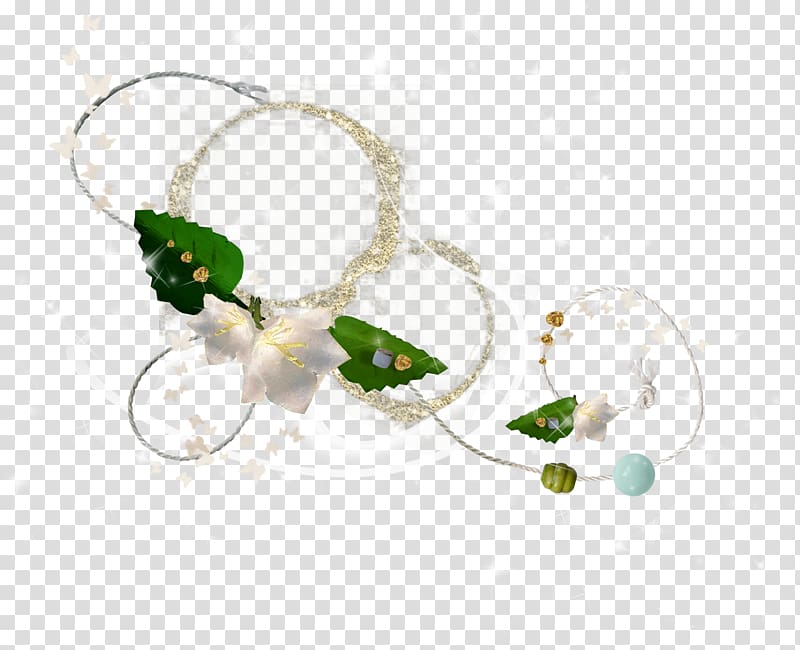 Leaf Green Illustration, Beautiful decorative ring transparent background PNG clipart