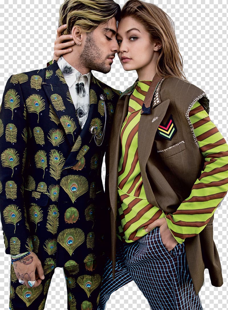 Gigi Hadid Vogue Gender Model couple, Bella Hadid transparent background PNG clipart