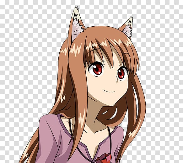 Spice and Wolf Gray wolf Anime, spice and wolf transparent background PNG clipart