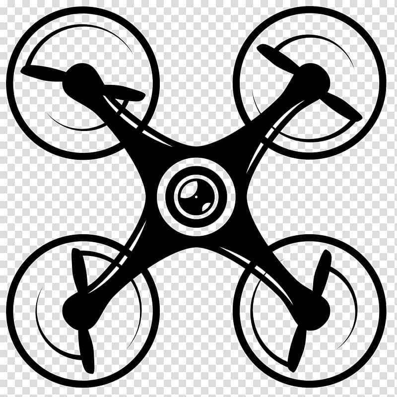 black drone illustration, Unmanned aerial vehicle Quadcopter Computer Icons Aircraft , Drones transparent background PNG clipart