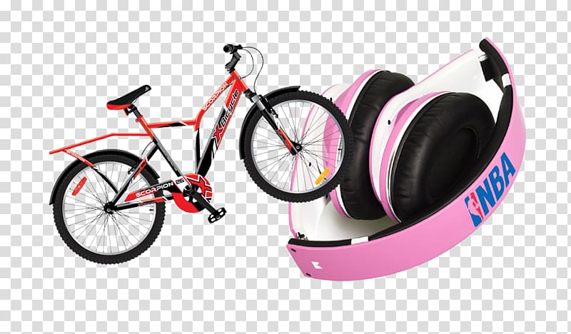 Headphones, Exercise bike headset transparent background PNG clipart