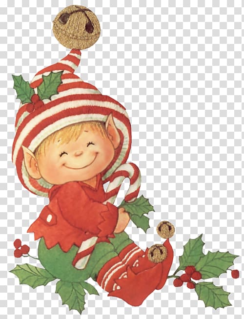 Christmas elf Candy cane , christmas transparent background PNG clipart