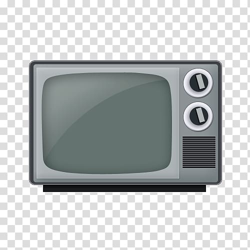 Television Kodi Icon, Black and white TV transparent background PNG clipart