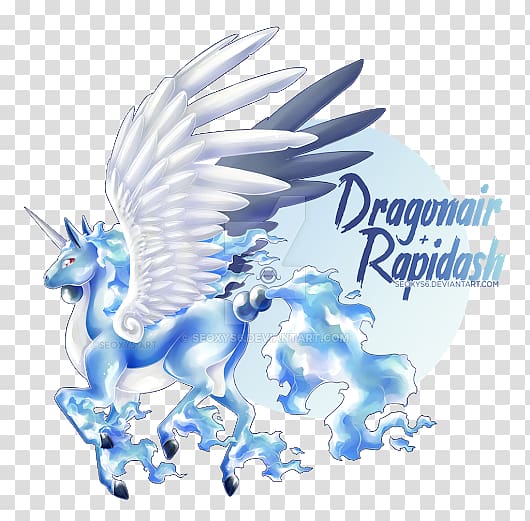 Pokémon X and Y Rapidash Dragonair Pokédex, transparent background PNG clipart