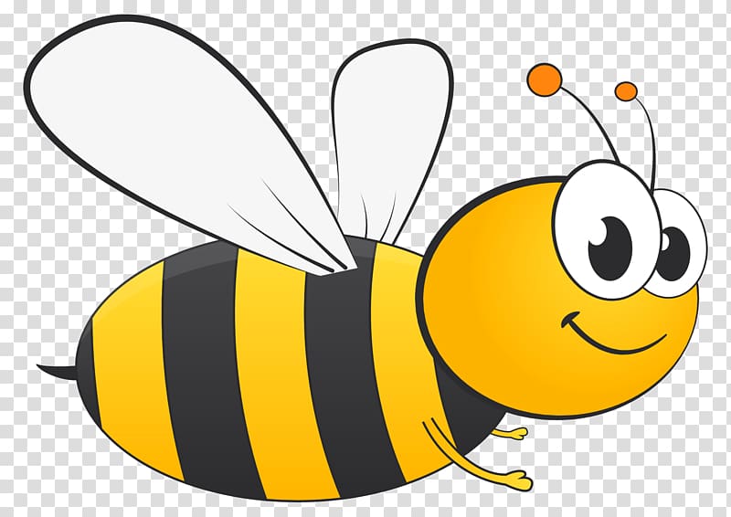 Bee , Honey Bee , bee illustration transparent background PNG clipart