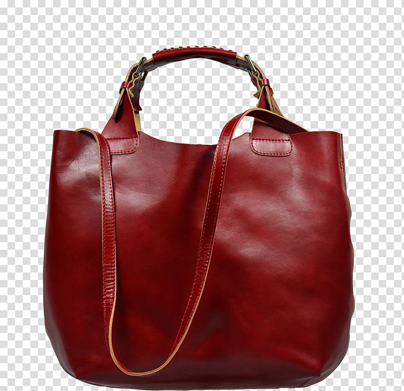 Hobo bag Handbag Leather Red Tote bag, novak transparent background PNG clipart