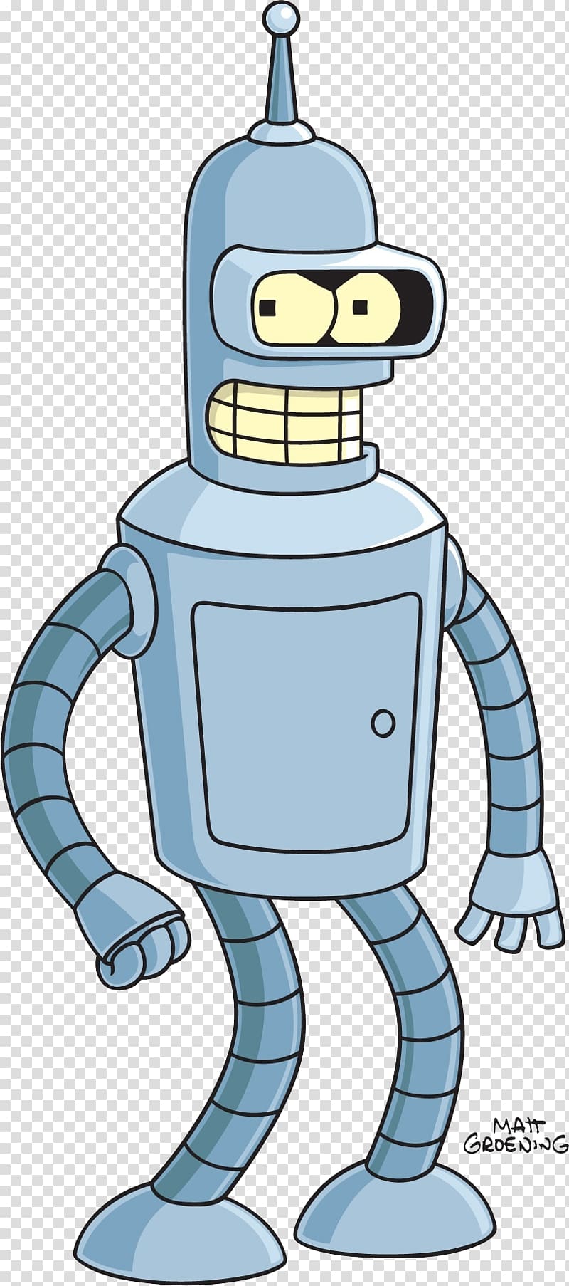 Bender Philip J. Fry HAL 9000 Futurama: Worlds of Tomorrow YouTube, bender transparent background PNG clipart