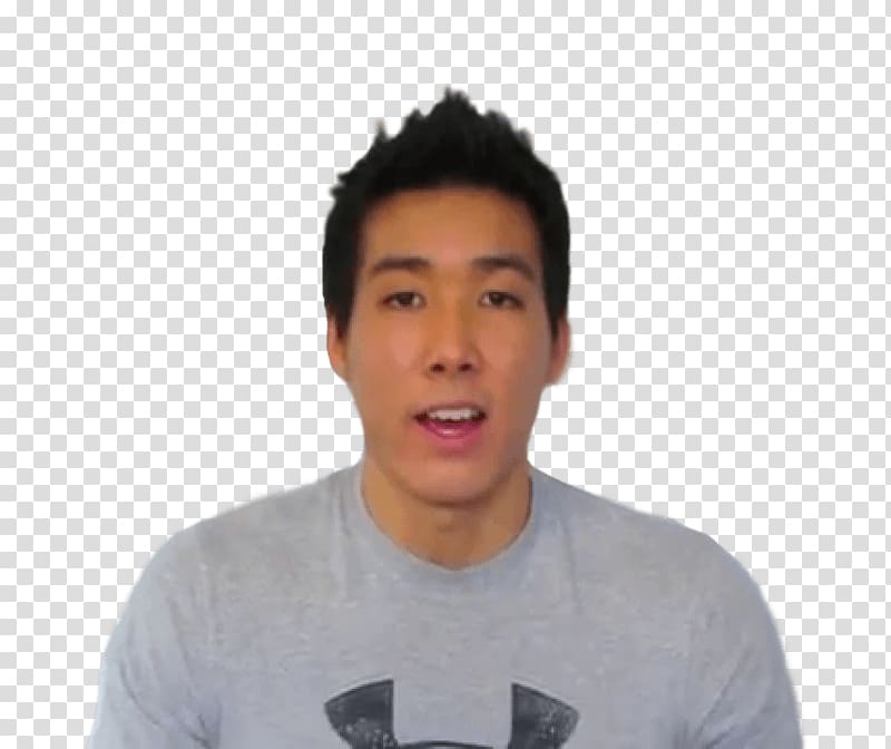 men's grey crew-neck top, Evan Fong VanossGaming transparent background PNG clipart