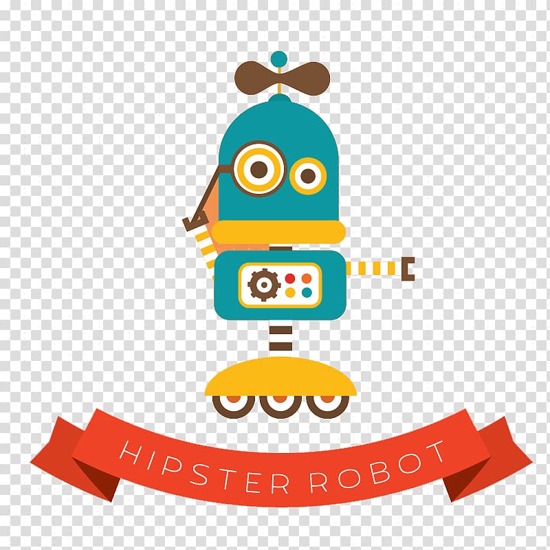 Robot Euclidean Android Icon, Robot cartoon background material transparent background PNG clipart