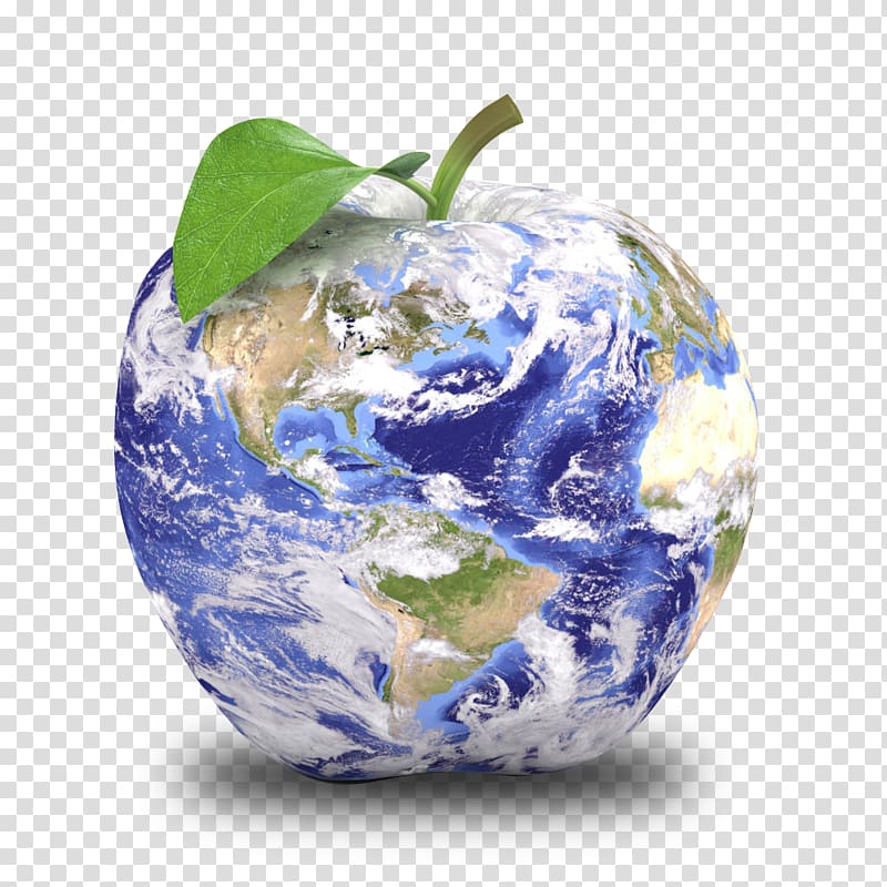 Earth Apple Food International Space Station Life, caring for the earth transparent background PNG clipart