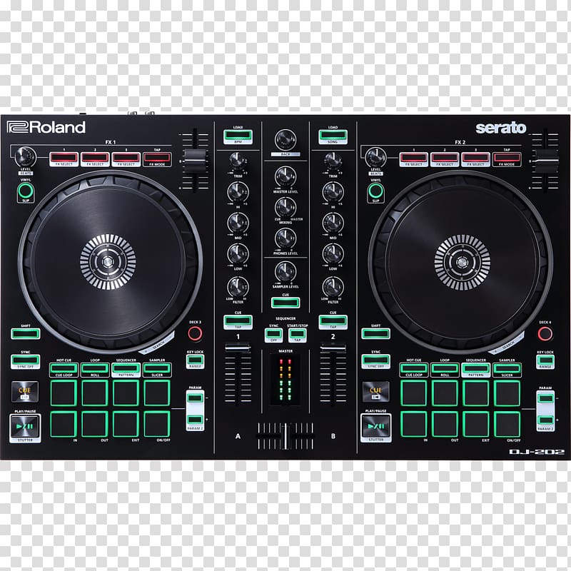 DJ controller Roland TR-505 Roland TR-808 Disc jockey Roland Corporation, vestax controller transparent background PNG clipart