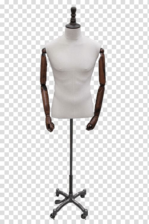 white and brown mannequin, Male Articulated Mannequin transparent background PNG clipart