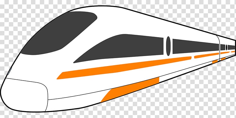 Train Rail transport Maglev Intercity-Express , high speed ​​rail transparent background PNG clipart