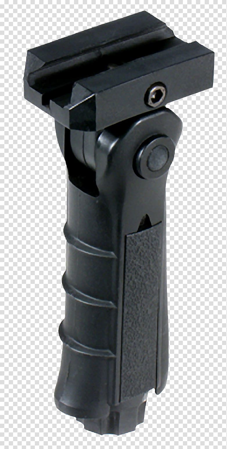 Vertical forward grip Picatinny rail Firearm Weapon Pistol grip, weapon transparent background PNG clipart