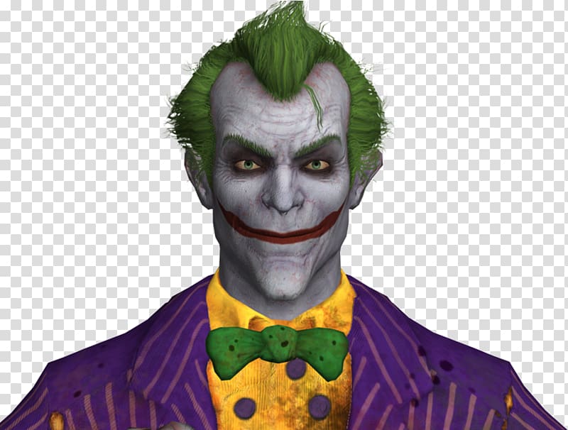 Joker Batman: Arkham Asylum Batman: Arkham City Jack Nicholson Harley Quinn, joker transparent background PNG clipart