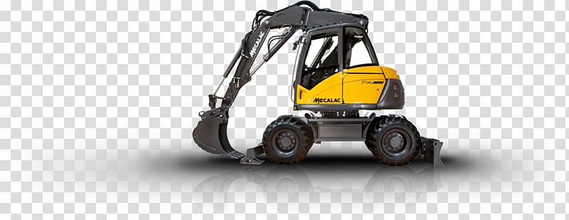 Excavator Groupe MECALAC S.A. Architectural engineering Machine technique, excavator transparent background PNG clipart