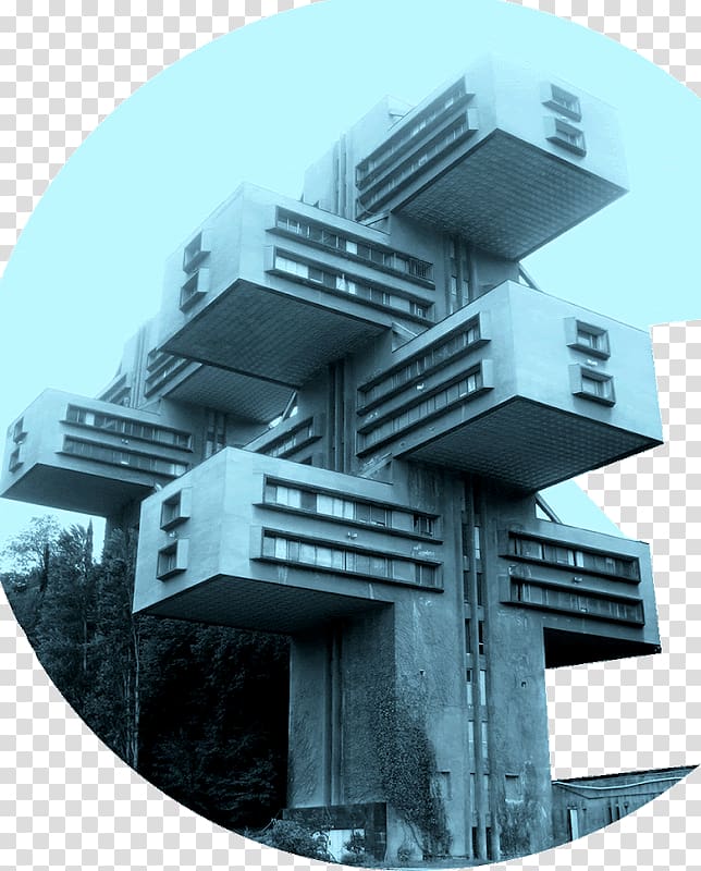 Facade Brutalist architecture, design transparent background PNG clipart