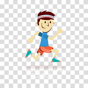 Child, Running, 2018, Marathon, Cartoon, Fun, Playing Sports, Happy ...