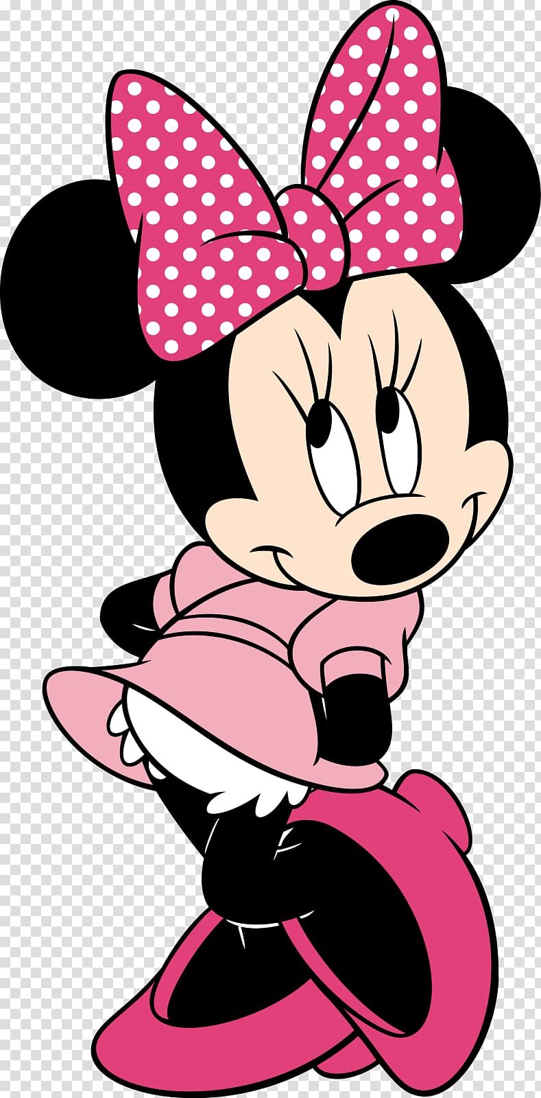 Minnie Mouse illustration, Minnie Mouse Mickey Mouse , Minnie Mouse  transparent background PNG clipart | HiClipart