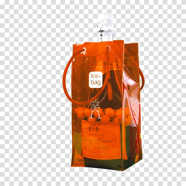 Liqueur Bag Ice Packs Wine cooler, bag transparent background PNG clipart