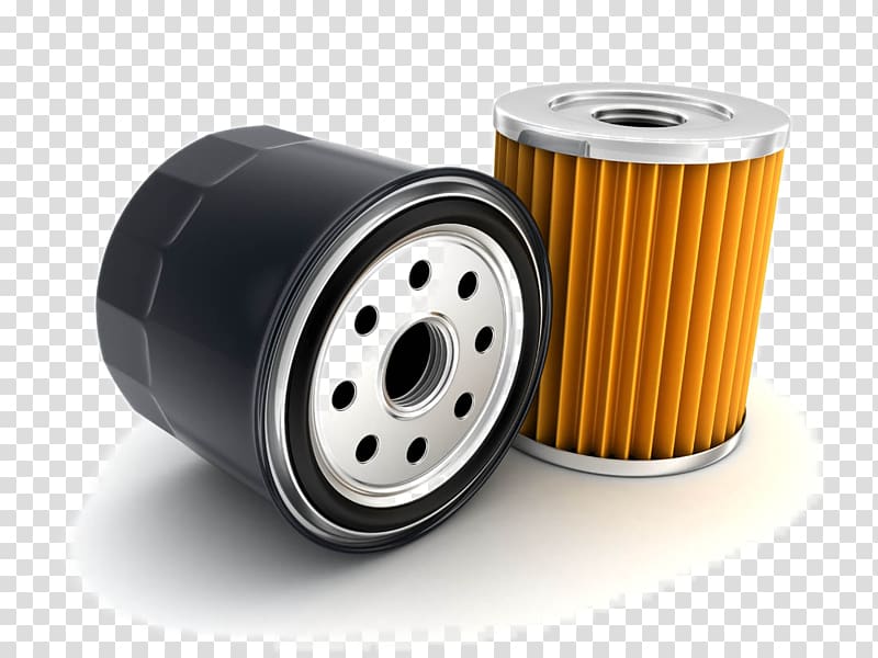 black and brown air filter, Toyota RAV4 Car Oil filter Toyota Camry, Automotive Engine Parts transparent background PNG clipart