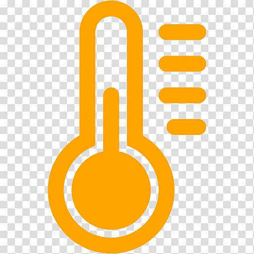 Scale of temperature Computer Icons Calibration , orange colour fog transparent background PNG clipart