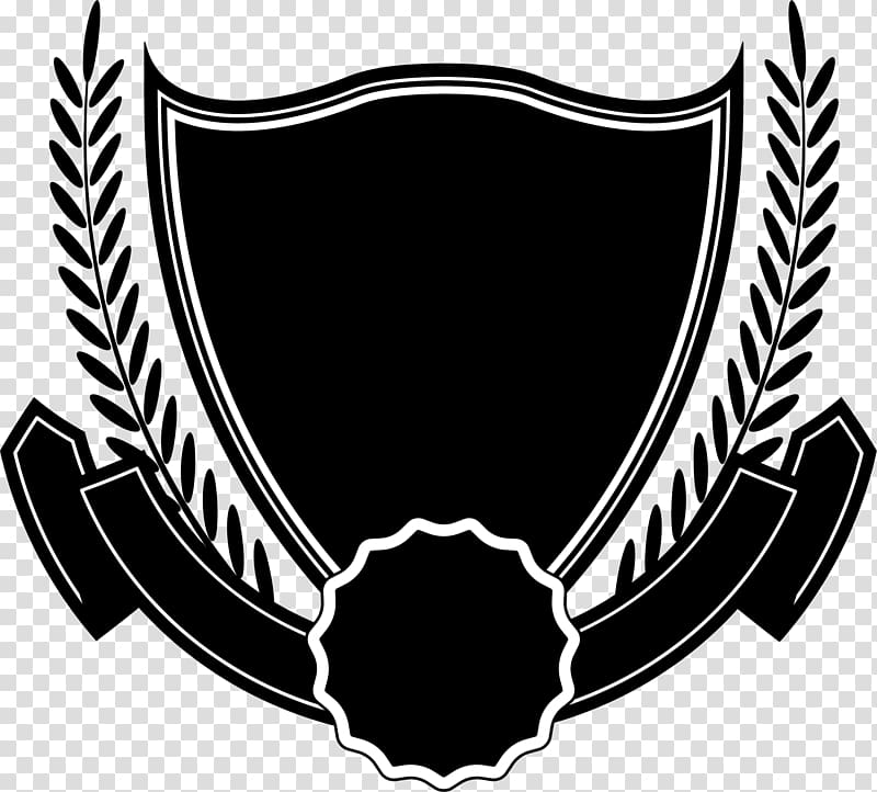 black shield ribbon transparent background PNG clipart