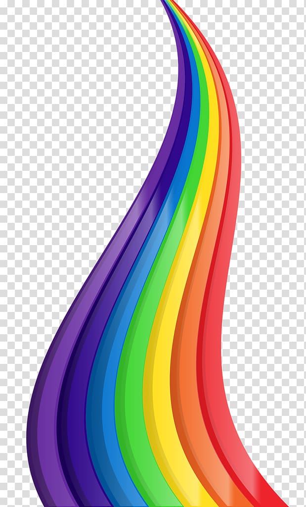 Rainbow Color , lovely rainbow transparent background PNG clipart