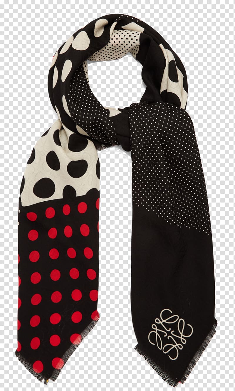 Polka dot Scarf Stole, others transparent background PNG clipart