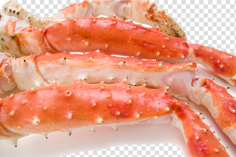 Red king crab uff08u682auff09u5409u7c8b Seafood, HD hairy crab legs transparent background PNG clipart