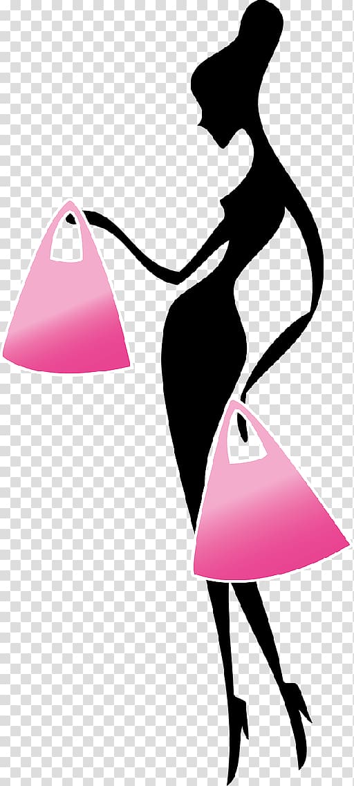 Drawing Shopping, moda transparent background PNG clipart