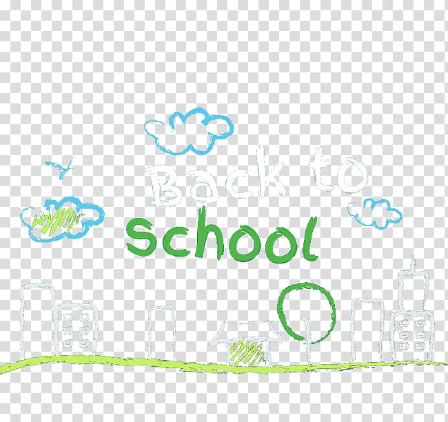 School Illustration, Back to school chalk transparent background PNG clipart