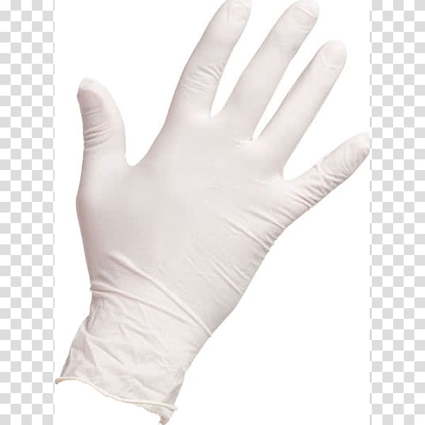 Medical glove Latex Disposable Natural rubber, latex glove transparent background PNG clipart