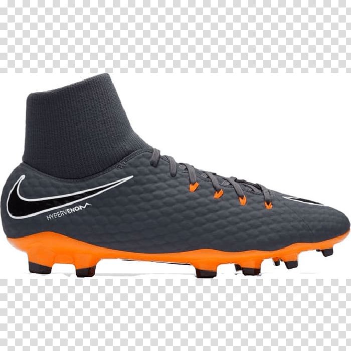 Mens Nike Hypervenom Phantom 3 Academy Dynamic Fit Firm Ground Football Boots Kids Nike Hypervenom Phantom 3 Academy Dynamic Fit / Children\'s Football Boots Cleat, gray ground transparent background PNG clipart