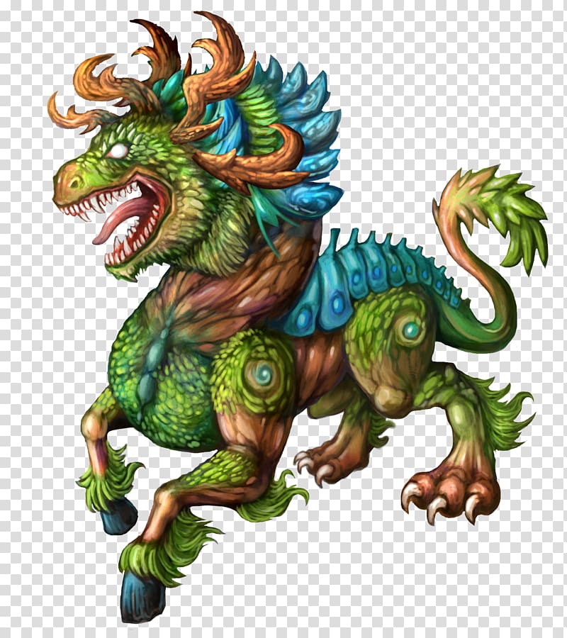 Qilin Legendary creature Chinese mythology Dragon, Chinese dragon transparent background PNG clipart