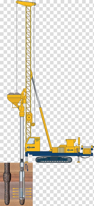Geotechnical engineering Heavy Machinery Crane Construction, crane transparent background PNG clipart