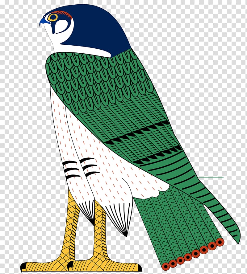 Ancient Egyptian deities Temple of Edfu Eye of Horus, falcon transparent background PNG clipart