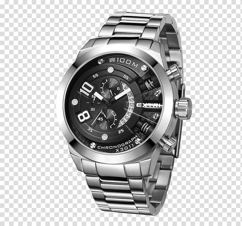 Watch Chronograph Omega SA Fossil Group Clock, watch transparent background PNG clipart