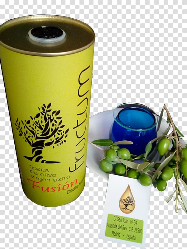 Olive oil Arganda del Rey Tin can, olive oil transparent background PNG clipart