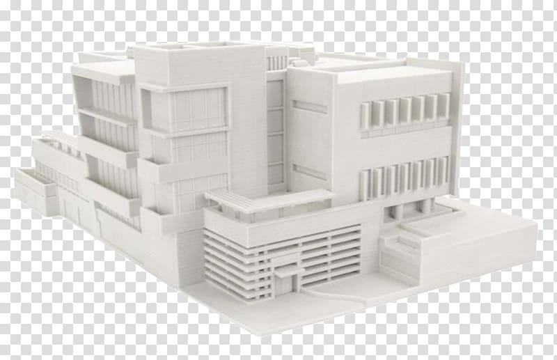 Architectural model Architecture Building 3D printing, building transparent background PNG clipart