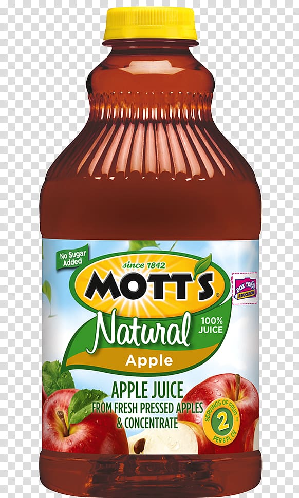 Apple juice Mott\'s Concentrate, juice transparent background PNG clipart
