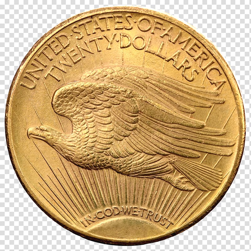 Coin Gold 1933 double eagle, Coin transparent background PNG clipart
