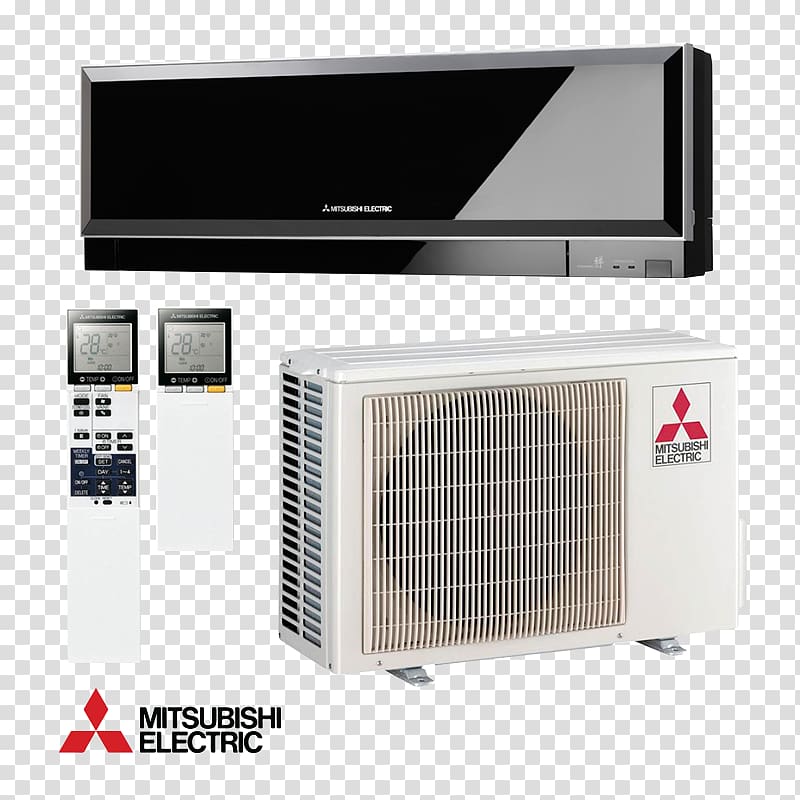Air conditioner Mitsubishi Electric Acondicionamiento de aire Mitsubishi Climatizzatore, mitsubishi transparent background PNG clipart