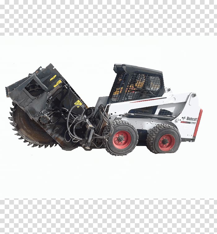 Trencher Bobcat Company Skid-steer loader Heavy Machinery, excavator transparent background PNG clipart