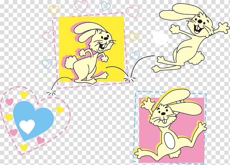 Rabbit T-shirt Illustration, Cartoon rabbit transparent background PNG clipart