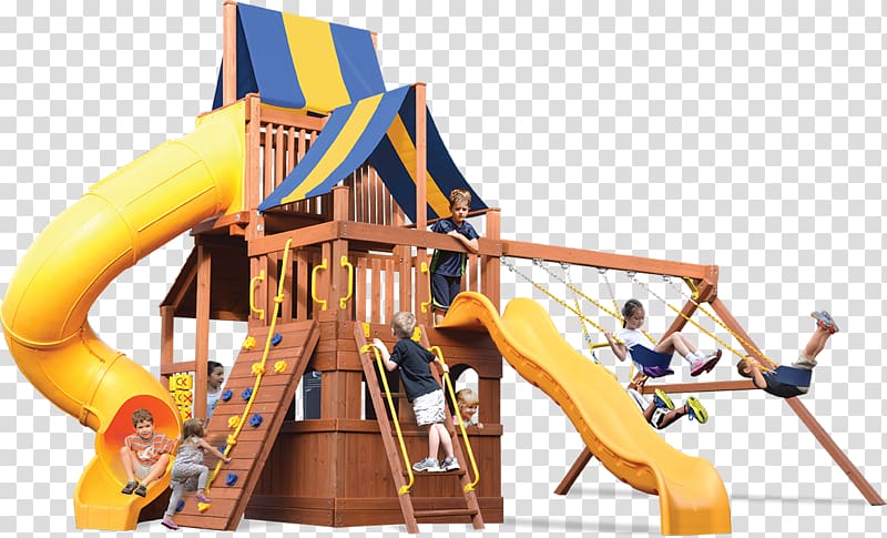 Playground slide Outdoor playset Swing, wood swing transparent background PNG clipart