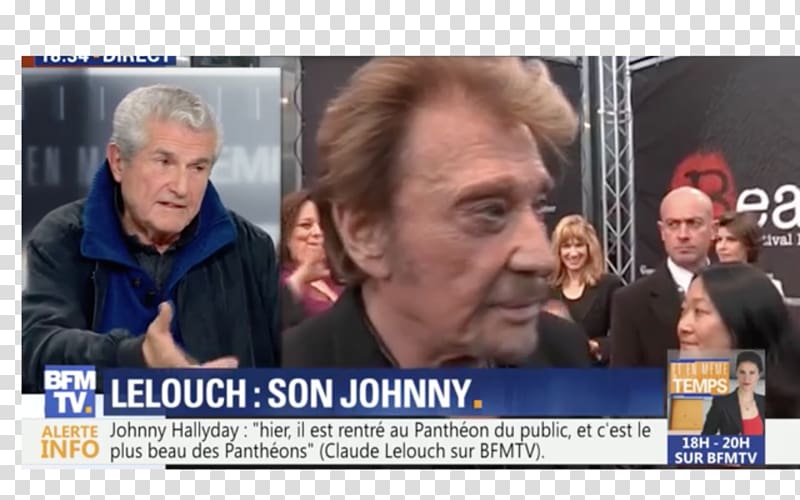 Johnny Hallyday Look at Singer Death Child, Lelouch transparent background PNG clipart